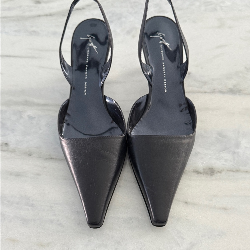 Giuseppe Zanotti Black Women's Slingback Shoes